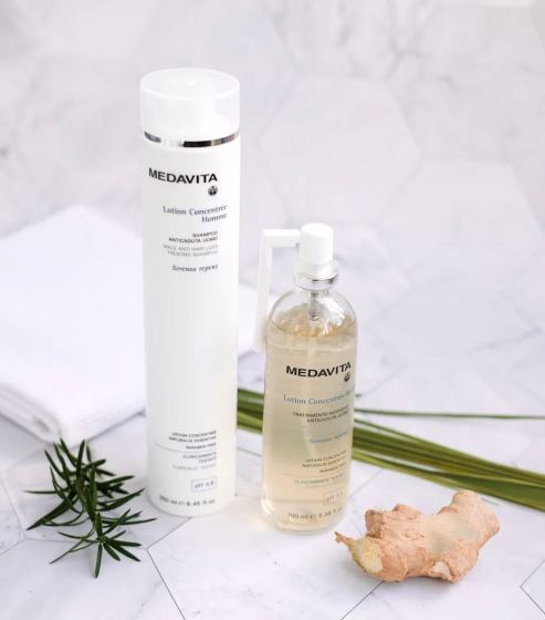 Medavita - 男士激活頭皮防脫髮洗護套裝 - 意大利 Lotion Concentree Homme
